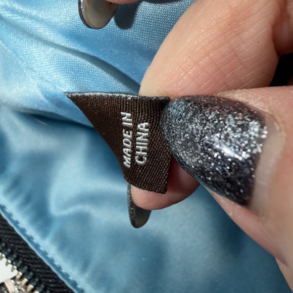 Coach Poppy Tartan Plaid Tote Bag Grey Black Patent Leather Shoulder Bag - Picture 13 of 16